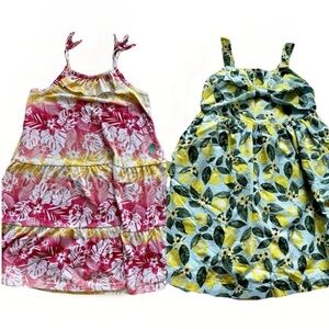 Girls Summer Dress Bundle Size 5 – Tommy Bahama & Fruit Print Sundress